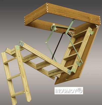 Escalera plegable de madera - Astideco