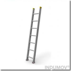 Escalera Hoja Simple De Aluminio