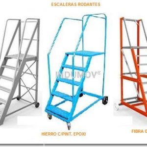 Escalera Rodante de Cuatro Ruedas