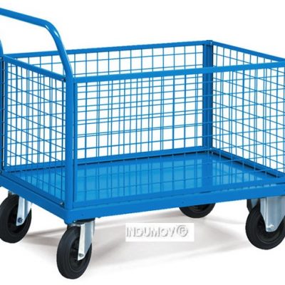 carro cesto metalico