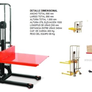 Elevador Hidraulico Para 400Kg