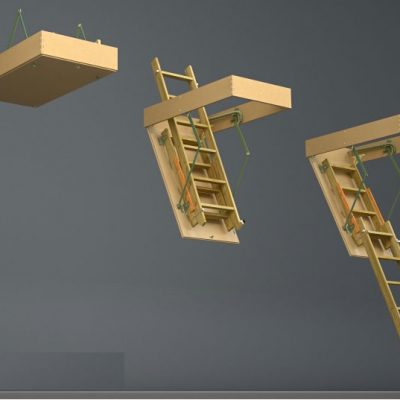 Escalera deslizable para altillo