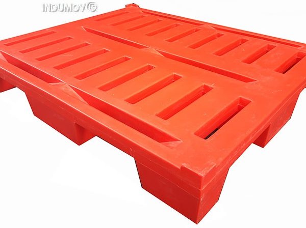 Pallet de plástico reforzado de 1.000 x 1.200 mm INDUMOV
