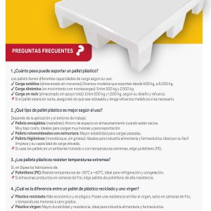 Pallet Cerrrado Antideslizante De Plástico 1.000×1.200 mm