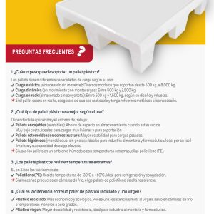 Pallet Cerrrado Antideslizante De Plástico 1.000x1.200 mm