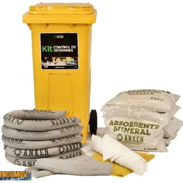 Kit antiderrames de 100 litros INDUMOV