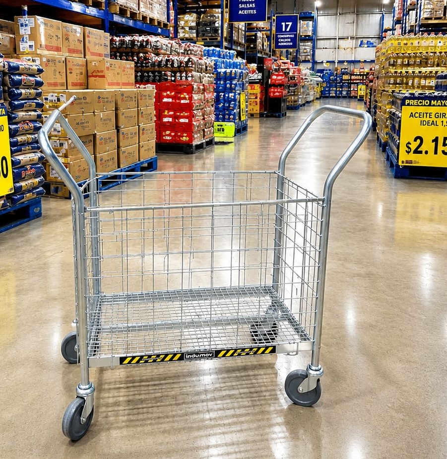 carro liviano repositor para supermercados