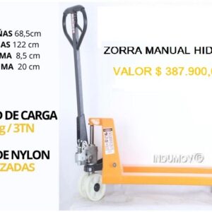 Zorra manual Hidraulica