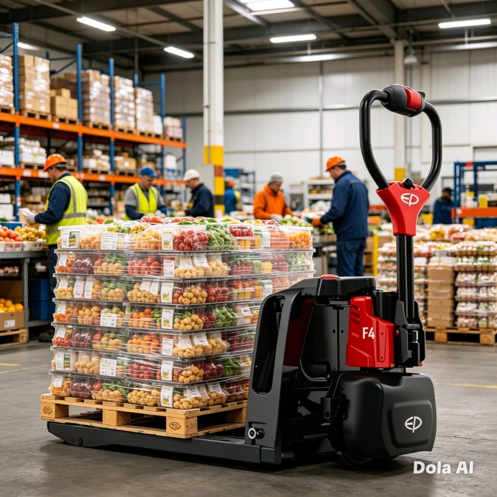 zorra hidraulica electrica para pallet