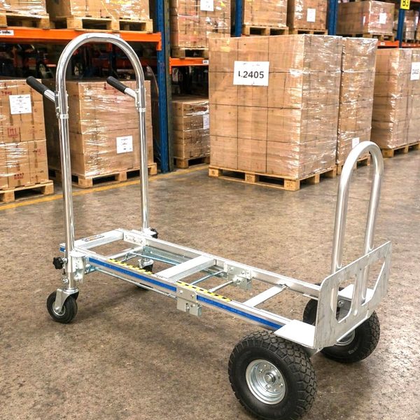 Carretilla convertible de aluminio de 3 posiciones INDUMOV