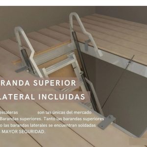 Escalera Plegable Para Altillo De Chapa