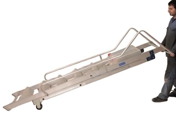 escalera plegable aluminio