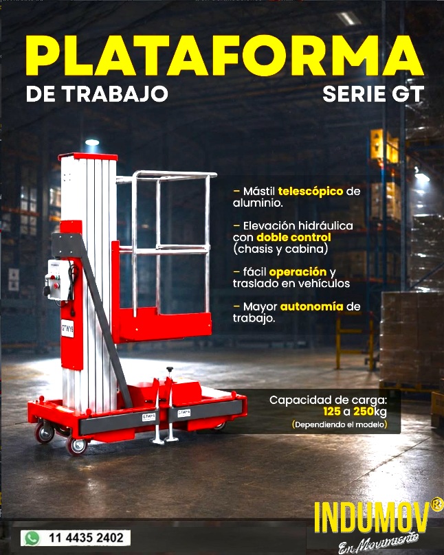 PLATAFORMA DE TRABAJO ALTURAS