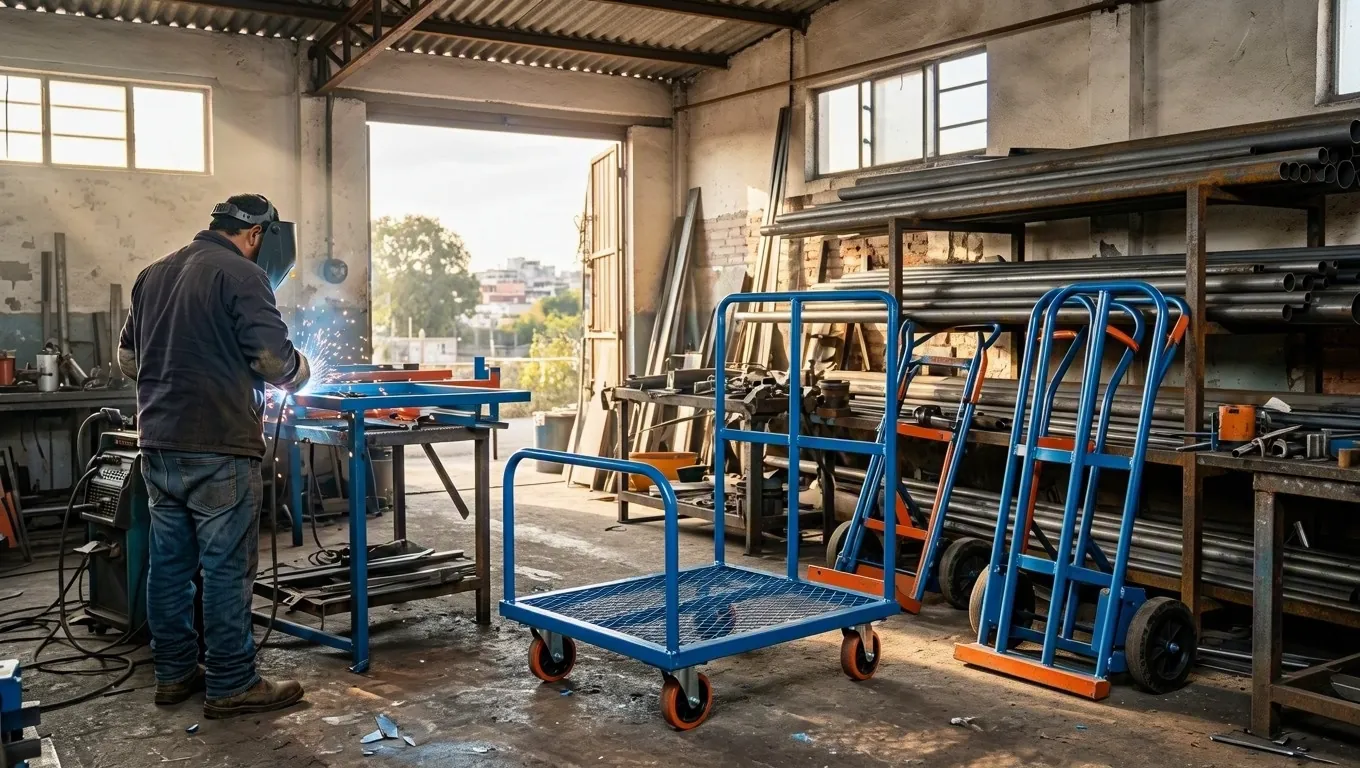 Taller de fabricación de carros y carretillas